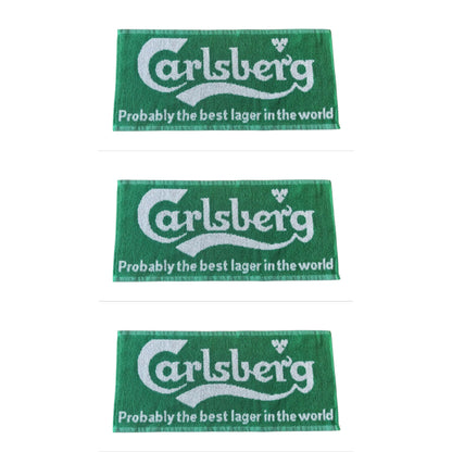 Brand New Set of 3 Carlsberg Bar Towels